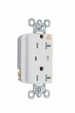 Discontinued - Tamper-Resistant Isolated Ground Surge Protective Duplex Receptacle, White