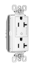 PlugTail® Tamper-Resistant Heavy Duty Spec Grade Plug Load Controllable Receptacle, 20A, 125V, White PlugTail® Tamper-Resistant Heavy Duty Spec Grade Plug Load Controllable Receptacle, 20A, 125V, White