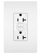 radiant® Tamper-Resistant Weather-Resistant 20A Duplex Self-Test GFCI Receptacles with SafeLock® Protection, North American Compliant, White radiant® Tamper-Resistant Weather-Resistant 20A Duplex Self-Test GFCI Receptacles with SafeLock® Protection, North American Compliant, White