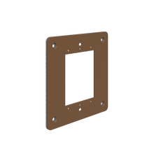 Replacement 1-Gang Plate - Brown