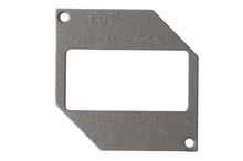 Thermoplastic, Heavy Cast Aluminum Cover Spec Grade Mounting Plate, Gray Thermoplastic, Heavy Cast Aluminum Cover Spec Grade Mounting Plate, Gray