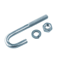 J-Bolt Assembly, 1/4-20 x 2.25'', Thread 1.00'' J-Bolt Assembly, 1/4-20 x 2.25'', Thread 1.00''