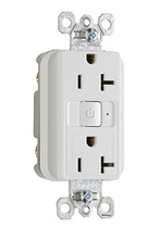 20A, 125V Plug Load RF Half-Control Fed Spec Receptacle, White 20A, 125V Plug Load RF Half-Control Fed Spec Receptacle, White