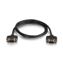 3ft (0.9m) Serial RS232 DB9 Cable with Low Profile Connectors F/F - In-Wall CMG-Rated 3ft (0.9m) Serial RS232 DB9 Cable with Low Profile Connectors F/F - In-Wall CMG-Rated