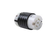 20A NEMA Connector L2120 - Black Back, White Front Body 20A NEMA Connector L2120 - Black Back, White Front Body