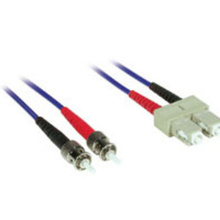 3.3ft (1m) SC-ST 62.5/125 OM1 Duplex Multimode PVC Fiber Optic Cable - Blue 3.3ft (1m) SC-ST 62.5/125 OM1 Duplex Multimode PVC Fiber Optic Cable - Blue