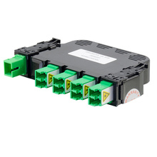 HDCA Pol Fiber Splitter Cassette - 1x8 - 1 SC to 8 LC - APC - OS2 HDCA Pol Fiber Splitter Cassette - 1x8 - 1 SC to 8 LC - APC - OS2