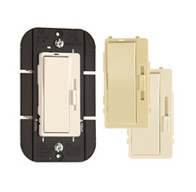 Discontinued - Discontinued - Harmony® Interchangeable Face Incandescent Dimmer, 3 Colors