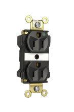 Discontinued - PlugTail® Extra Heavy Duty Hospital Grade Illuminated Receptacles, 15A, 125V, Black