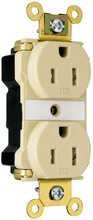 PlugTail® Industrial Extra Heavy Duty Spec Grade Tamper-Resistant Receptacles, 15A, 125V, White PlugTail® Industrial Extra Heavy Duty Spec Grade Tamper-Resistant Receptacles, 15A, 125V, White