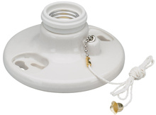 Medium Base Lampholder, White Medium Base Lampholder, White