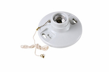 Medium Base Lampholder, White