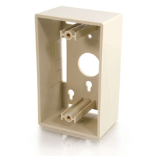 Single Gang Wall Box - Ivory Single Gang Wall Box - Ivory
