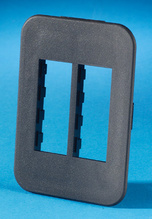 TRACJACK FURNITURE PLATE HERMAN MILLER, BELTLINE, SIX-PORT, BLACK TRACJACK FURNITURE PLATE HERMAN MILLER, BELTLINE, SIX-PORT, BLACK