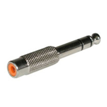 6.3mm (1/4in) Stereo Male to RCA Female Audio Adapter (TAA Compliant) 6.3mm (1/4in) Stereo Male to RCA Female Audio Adapter (TAA Compliant)