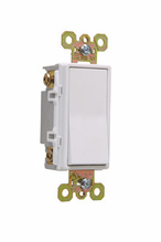 20A 120V/277V Specification Grade 4-Way Decorator Paddle Switch, White 20A 120V/277V Specification Grade 4-Way Decorator Paddle Switch, White