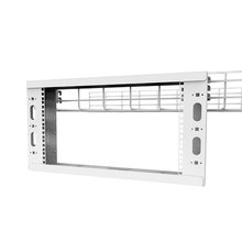 Q-Series Overhead Cable Pathway Rack - 2RU - White Q-Series Overhead Cable Pathway Rack - 2RU - White