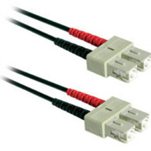 9.8ft (3m) SC-SC 62.5/125 OM1 Duplex Multimode PVC Fiber Optic Cable - Black 9.8ft (3m) SC-SC 62.5/125 OM1 Duplex Multimode PVC Fiber Optic Cable - Black