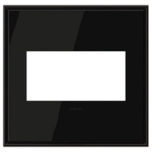 adorne® Black Nickel 2-Gang Screwless Wall Plate adorne® Black Nickel 2-Gang Screwless Wall Plate