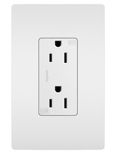 radiant® Outdoor Outlet, White radiant® Outdoor Outlet, White
