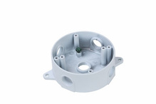 Weatherproof Round Die-Cast Aluminum Box, White Weatherproof Round Die-Cast Aluminum Box, White