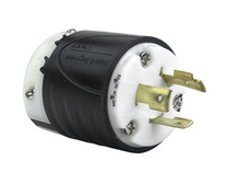 20A NEMA Plug L720 - Black Back, White Front Body 20A NEMA Plug L720 - Black Back, White Front Body