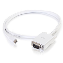 Discontinued - 3ft (0.9m) Mini DisplayPort™ Male to VGA Male Active Adapter Cable - White