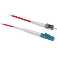 3.3ft (1m) LC-ST 9/125 OS2 Simplex Single-Mode PVC Fiber Optic Cable - Red 3.3ft (1m) LC-ST 9/125 OS2 Simplex Single-Mode PVC Fiber Optic Cable - Red