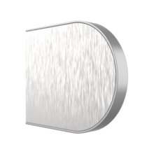 2.6 Bracket Endcap, adorne Finish, Brushed Stainless