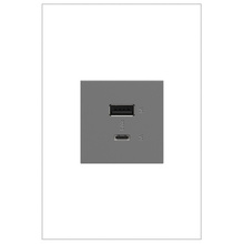 adorne® 15W USB Outlet, Type A/C, Magnesium adorne® 15W USB Outlet, Type A/C, Magnesium
