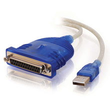 6ft (1.8m) USB to DB25 Parallel Printer Adapter Cable 6ft (1.8m) USB to DB25 Parallel Printer Adapter Cable
