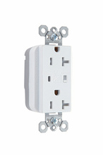 PlugTail® Tamper-Resistant Surge Protective Duplex Receptacle, White