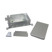 Omnibox® Series Double Gang Shallow Steel Floor Box Omnibox® Series Double Gang Shallow Steel Floor Box