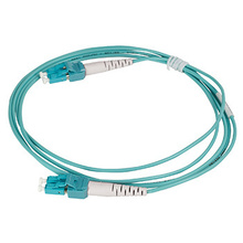 Infinium Quantum LC to LC Duplex Patch Cord, 2mm, OM4, Aqua, Plenum, 3 Meter