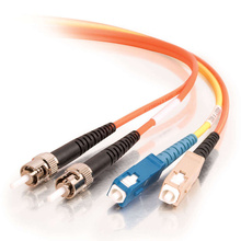 Discontinued - 9.8ft (3m) SC/ST 62.5/125 Mode-Conditioning Fiber Optic Patch Cable - Orange