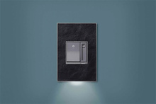Discontinued - adorne® 700W Incandescent/Halogen Paddle Dimmer, Magnesium, with Microban®