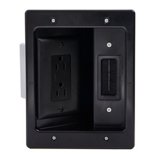 In-Wall TV Connection Kit Black In-Wall TV Connection Kit Black