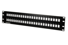TechChoice Flush Mount Flat Patch Panel Kit 48 Port unloaded TechChoice Flush Mount Flat Patch Panel Kit 48 Port unloaded