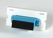 Series II Module, 1-SC Duplex (2 Fibers) Multimode, Aqua adapters, 180 degree exit Series II Module, 1-SC Duplex (2 Fibers) Multimode, Aqua adapters, 180 degree exit