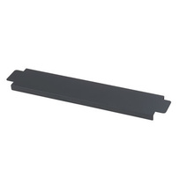 Rack Base Dust Cover - 19 in rack - 3 in Channel - 19.88 in W x .75 in Hx 5.30 in D - Black Rack Base Dust Cover - 19 in rack - 3 in Channel - 19.88 in W x .75 in Hx 5.30 in D - Black