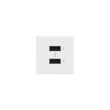3.1A adorne® USB Outlet, Type A, Module, White