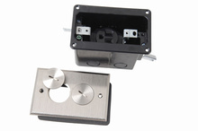Tamper-Resistant Floor Box Assembly - One Gang for Wood Sub-Floor Tamper-Resistant Floor Box Assembly - One Gang for Wood Sub-Floor