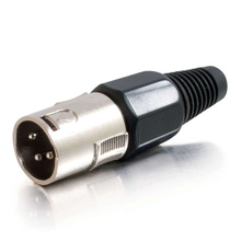 Discontinued - XLR Male Inline Connector (TAA Compliant)
