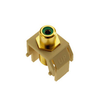 Discontinued - Discontinued - Green RCA to F-Connector, Ivory