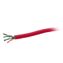 Discontinued - 1000ft (304.8m) Cat5e Bulk Unshielded (UTP) Ethernet Network Cable with Stranded Conductors - In-Wall CM-Rated (TAA Compliant) - Red