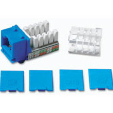 Cat6 RJ45 UTP Keystone Jack - Blue Cat6 RJ45 UTP Keystone Jack - Blue