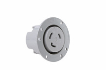30A NEMA L630 Flanged Outlet, Gray 30A NEMA L630 Flanged Outlet, Gray