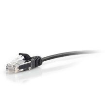 1ft (0.3m) Cat6 Snagless Unshielded (UTP) Slim Ethernet Network Patch Cable - Black 1ft (0.3m) Cat6 Snagless Unshielded (UTP) Slim Ethernet Network Patch Cable - Black