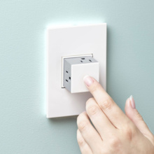 adorne® 15A 1-Gang Pop-Out Outlet, White adorne® 15A 1-Gang Pop-Out Outlet, White