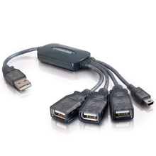 11in 4-Port USB 2.0 Hub Cable 11in 4-Port USB 2.0 Hub Cable